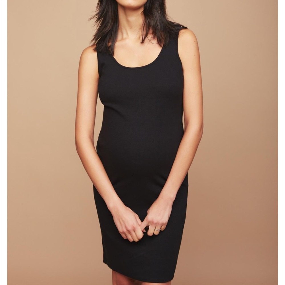Motherhood Maternity ribbed tank dress